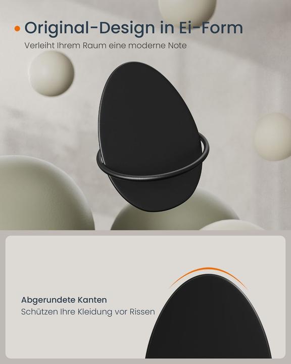 Image du produit Songmics Garderobenhaken 4er Set