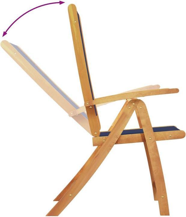 Produktbild vidaXL klappbarer Gartenstuhl