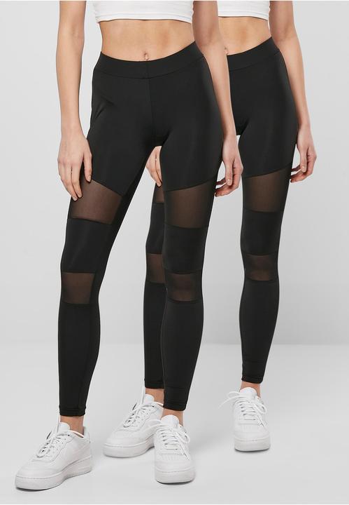 Produktbild Urban Classics Ladies Tech Mesh Leggings 2-Pack - 15741 (3XL)