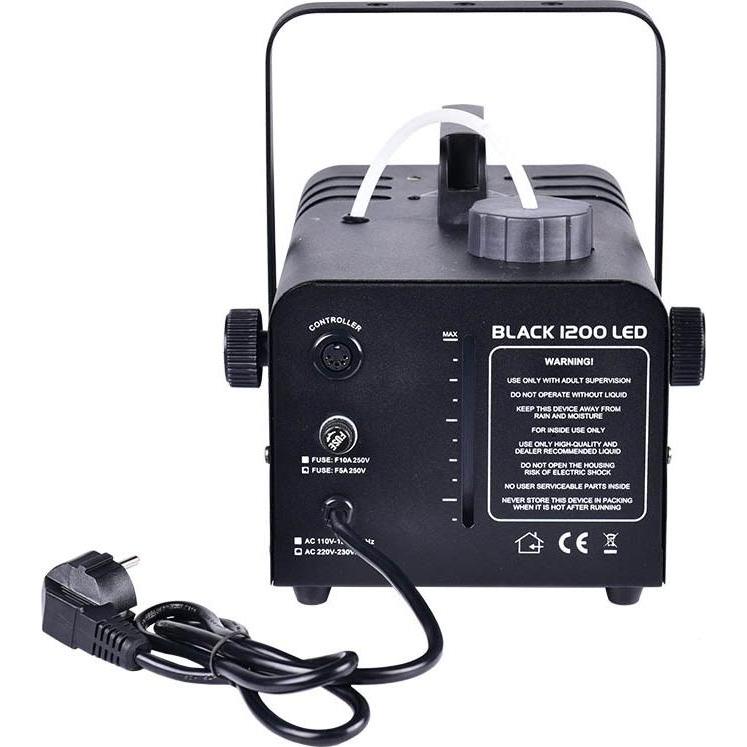 No Name LIGHT4ME BLACK 1200 LED Nebel-Raucherzeuger, Nebelmaschine