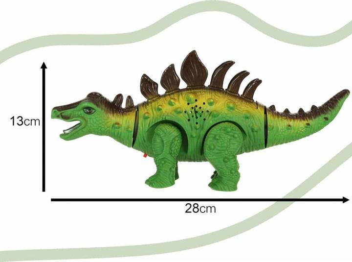 Immagine prodotto Kik Laufender Dinosaurier Stegosaurus mit Licht und Geräuschen