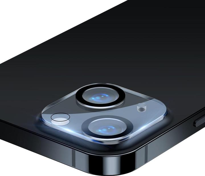 Productafbeelding Baseus Full-Frame Lens Film Voor iP 5.4/6.1 Inch Dubbele Camera 2021 (2st/pack) Transparant (2 Stuk, Apple iPhone 13 mini)