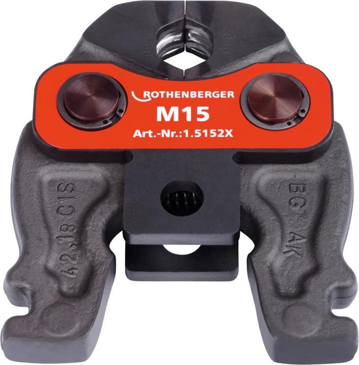 Rothenberger Presavimo galvų rinkinys Compact M15-18-22-28mm