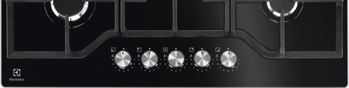 Produktbild Electrolux KGG75362K Black Built-in Gas 5 zone(s)