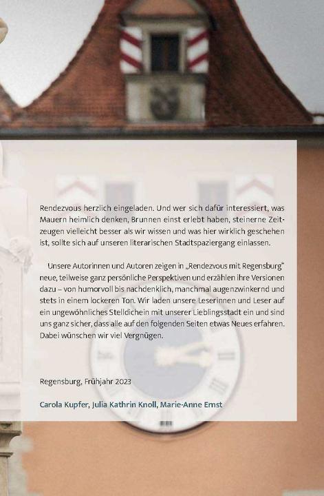 Produktbild Rendezvous mit Regensburg (Deutsch, 2023)