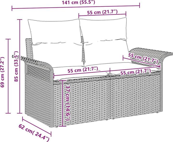 Produktbild vidaXL Milo