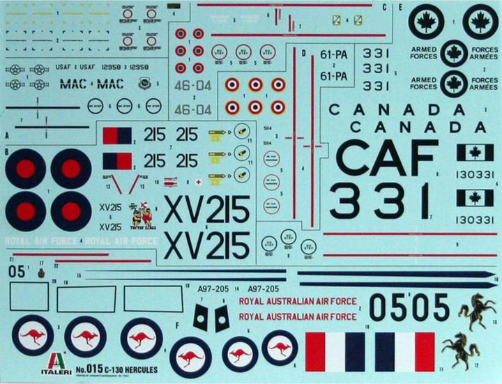 Actual product image Italeri C-130E/H Hercules