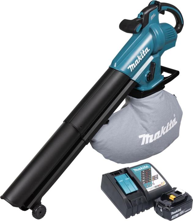 Actual product image Makita DUB 187 RF Battery Leaf Blower and Vacuum Cleaner 18 V Brushless + 1x Battery 3,0 Ah + Charger (Rechargeable battery operated, Leaf vacuums)