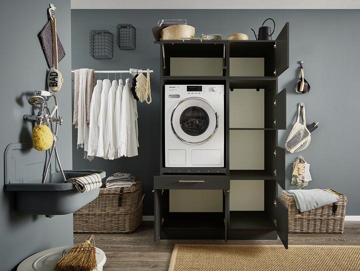 Actual product image Bega Consult Bega BKK Laundrezzy Basic Cabinet Wood Material 90cm High (67.50 x 67.50 x 162 cm)