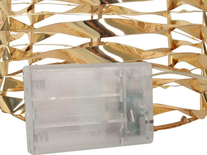 Actual product image H & S Collection Christmas light pyramid with micro LEDs and timer, h 80 cm