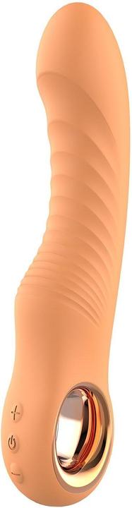 Dreamtoys Dream Toys Glam Flexible Ribbed Vibe Vibrator Orange 22 cm