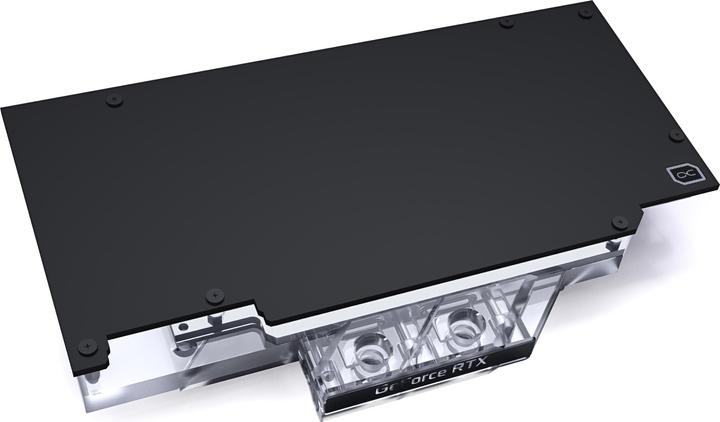 Produktbild Alphacool Alpha Eisblock Aur Plexi GPX-N 90/80TUF | mit Backplate