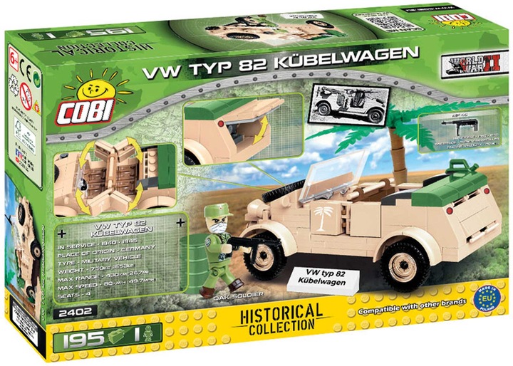 Actual product image Cobi VW Type 82 Kübelwagen