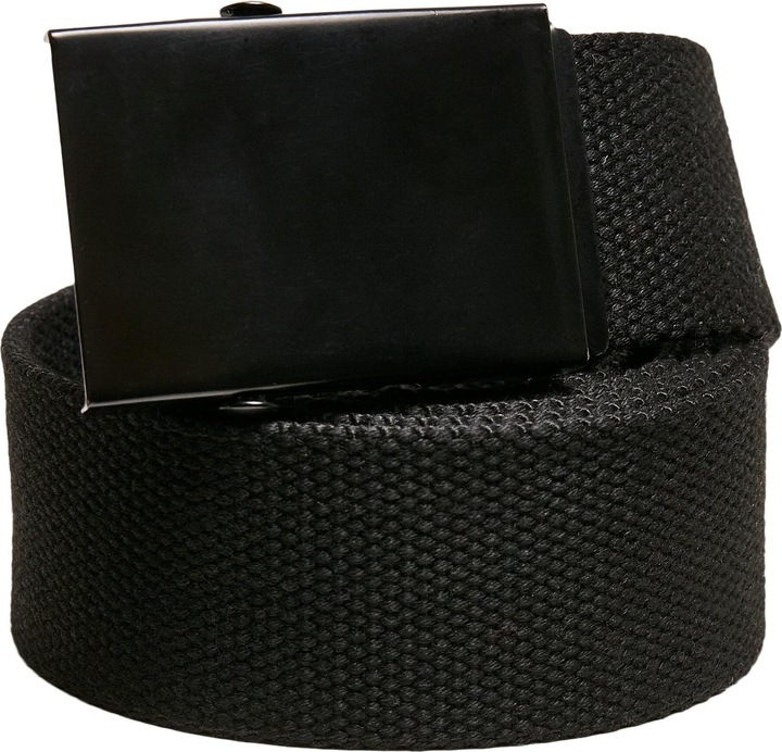 Actual product image Urban Classics Check And Solid Canvas Belt 2-Pack (S, M)