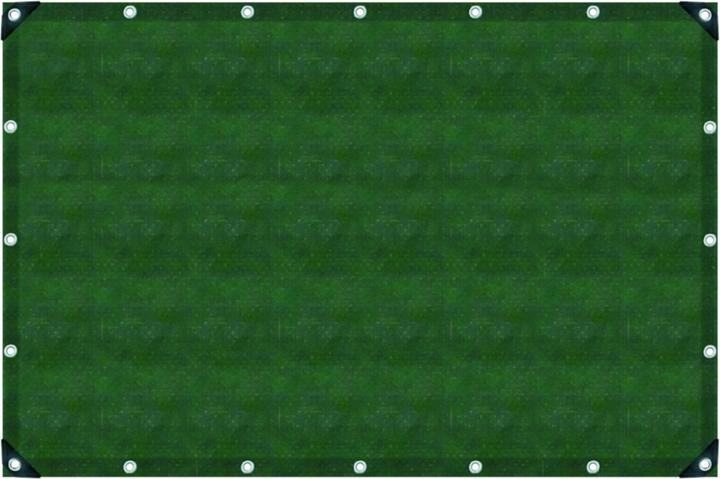 NoName Fabric tarpaulin olive 8 x 10 m UV-stable &pitch 50 cm