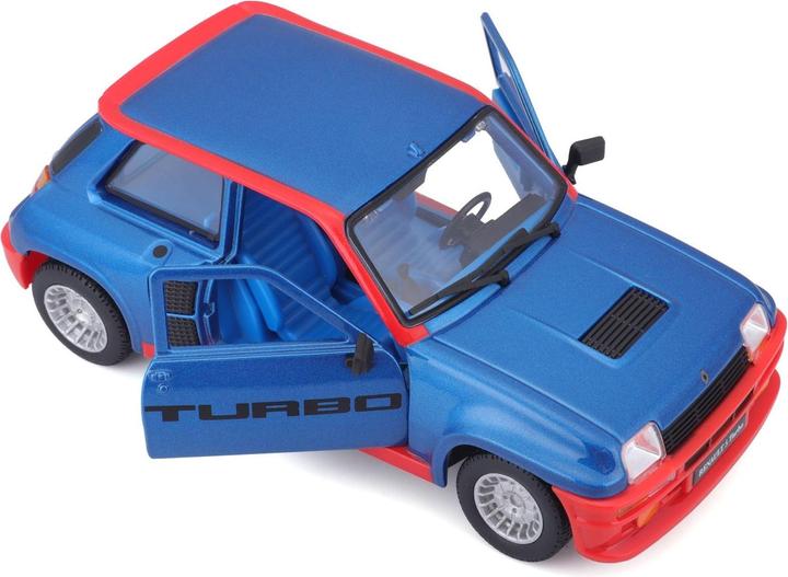 Actual product image Bburago Renault 5 Turbo blue/red 1:24