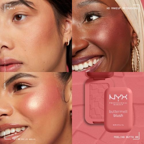 Actual product image NYX Professional Make-Up Powder Blush (09 Feeling Butta)