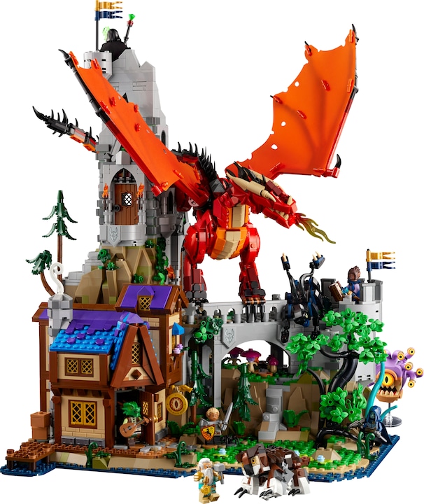 Immagine prodotto LEGO 21348 Dungeons & Dragons: La saga del Drago Rosso (21348, LEGO Ideas, Set LEGO rari)