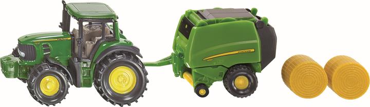 Siku 1665 John Deere mit Ballenpresse