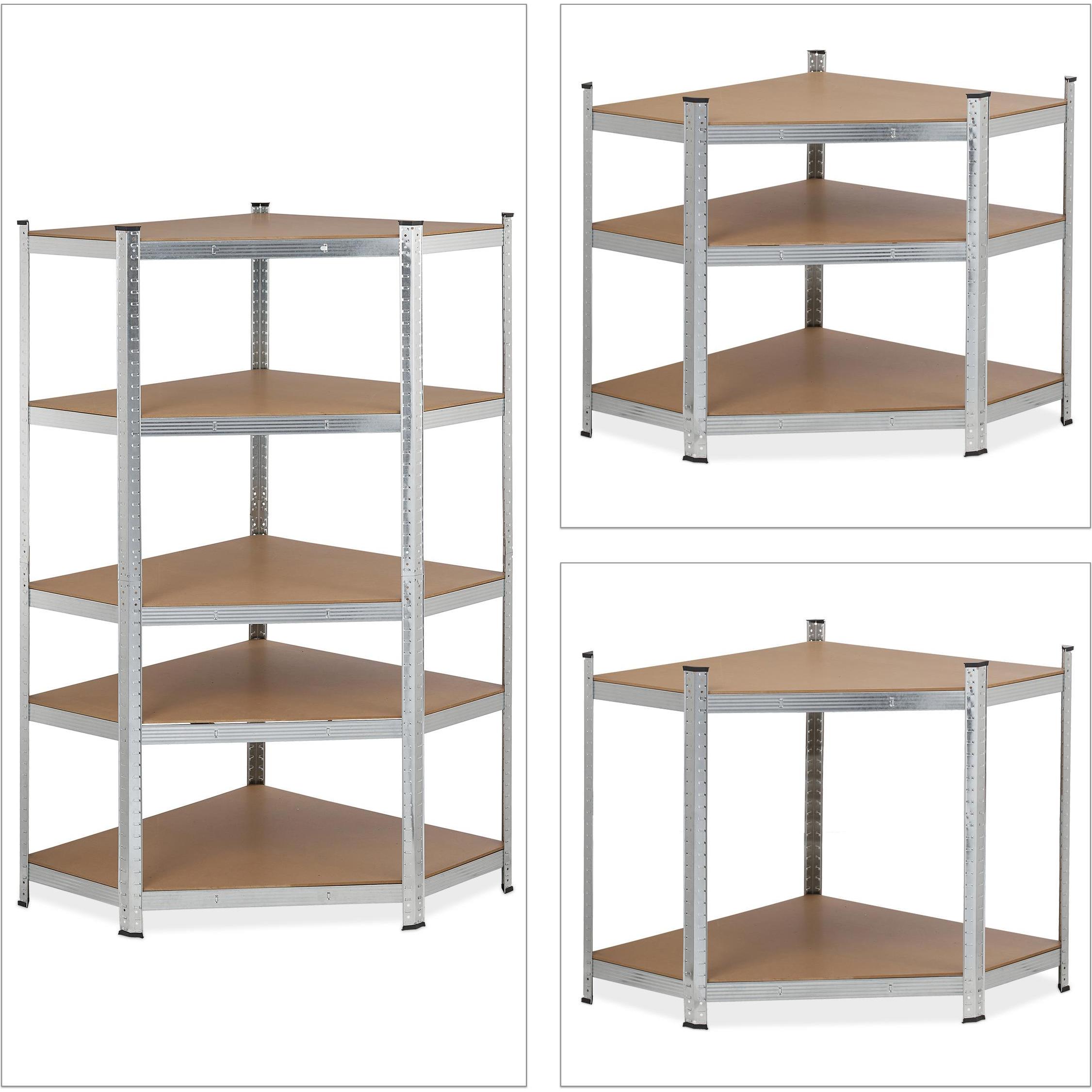 Relaxdays, Kellerregal, Eck Schwerlastregal