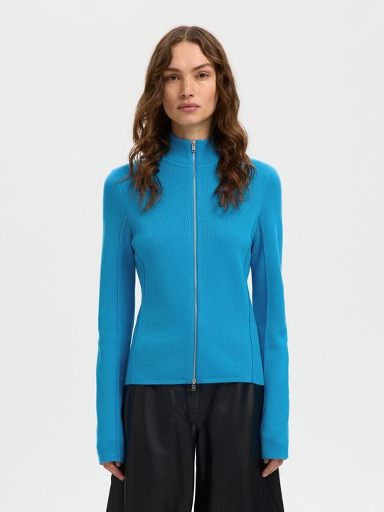 Produktbild Selected 100% Merinowoll Strickjacke mit Reissverschluss (S)