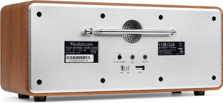 Image du produit Audizio Radio Internet (Webradio, DAB+ DAB, FM, Bluetooth, WiFi)