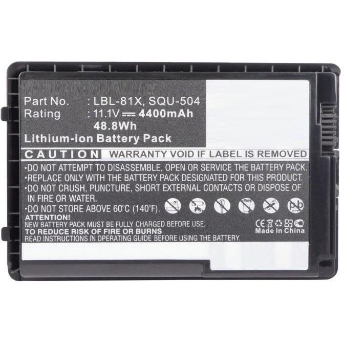 Thumbnail - CoreParts Laptop Battery for Lenovo (1 Zellen, 4400 mAh), Notebook Akku, Schwarz