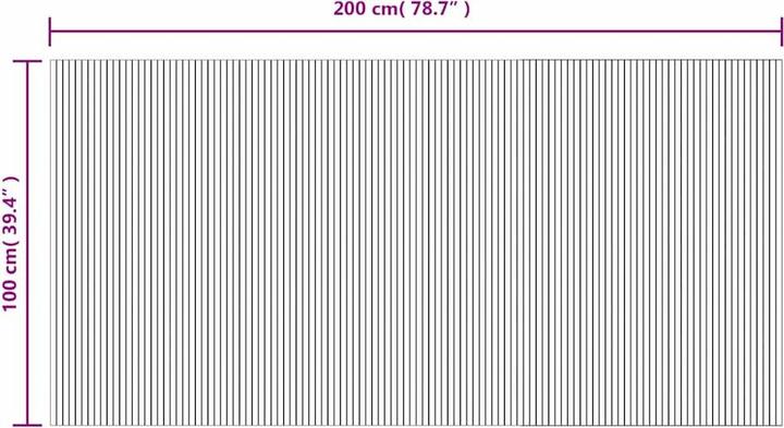 Produktbild vidaXL Teppich (100 x 200 cm)