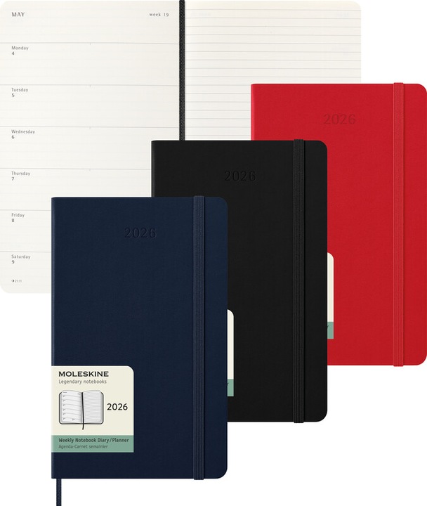 Actual product image Moleskine Geschäftsagenda Weekly (13 x 21 cm)