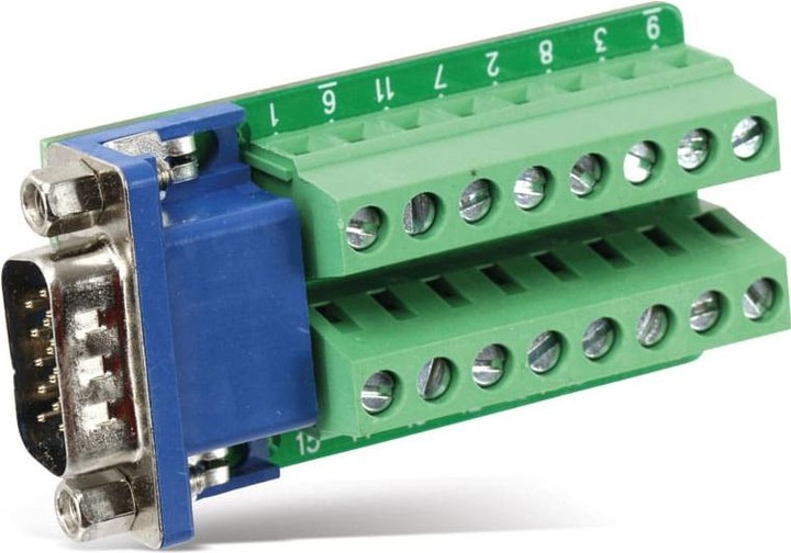 Produktbild Eneroid Sub-D Adapter, 15-polig, Stecker, 3-reihig / Schraubklemmen