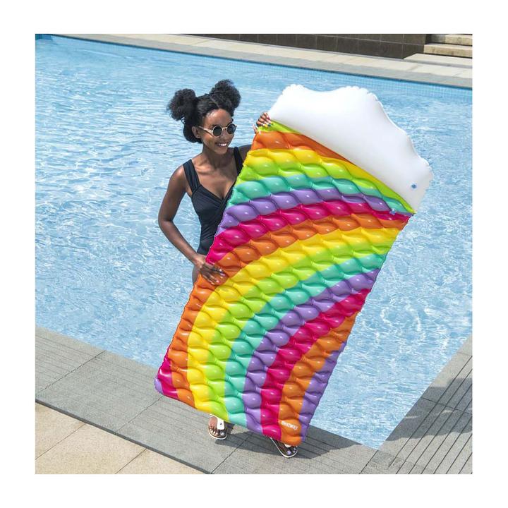 Actual product image Bestway Rainbow Dreams™ air mattress 216 x 80 cm