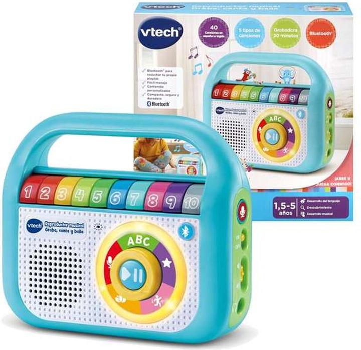 Actual product image VTech Music toy Bluetooth Sound Recorder (Spanish)