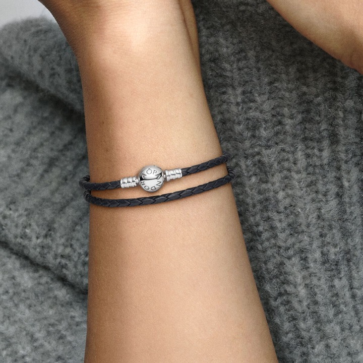 Produktbild Pandora Double (38 cm, Silber, Leder)