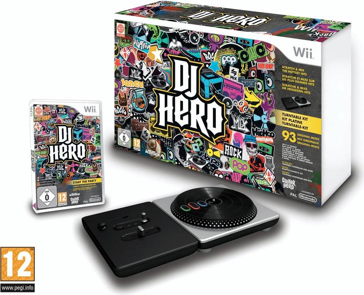 Actual product image Activision DJ Hero Bundle (incl. game + turntable), Wii (Wii, EN)