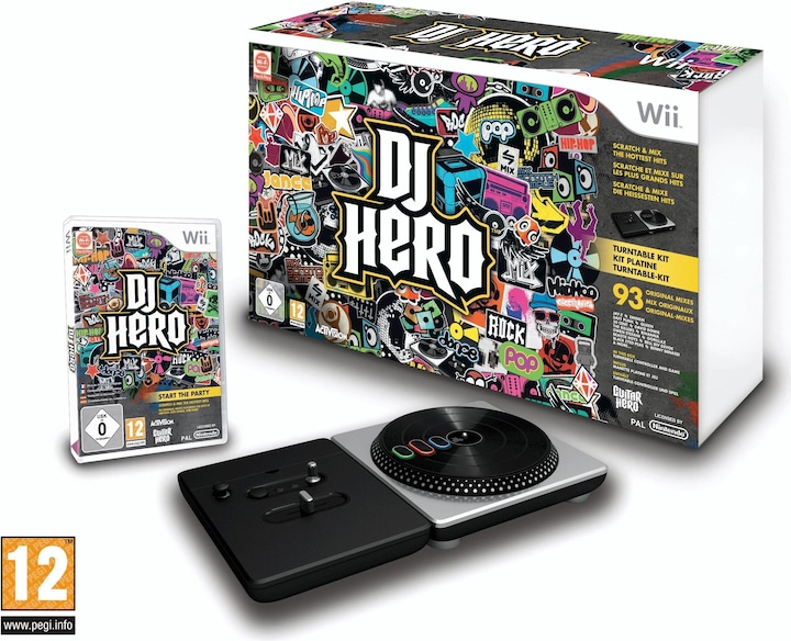 Produktbild Activision DJ Hero Bundle (inkl. Spiel + Turntable), Wii (Wii, EN)