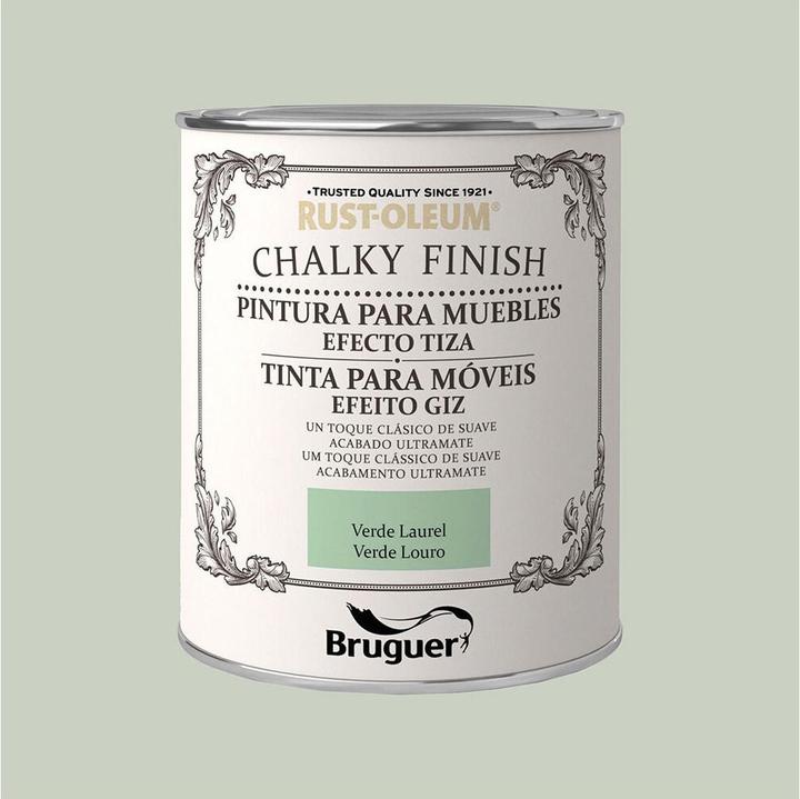 Actual product image Bruguer Chalky Finish Laurel Paint (750 ml)