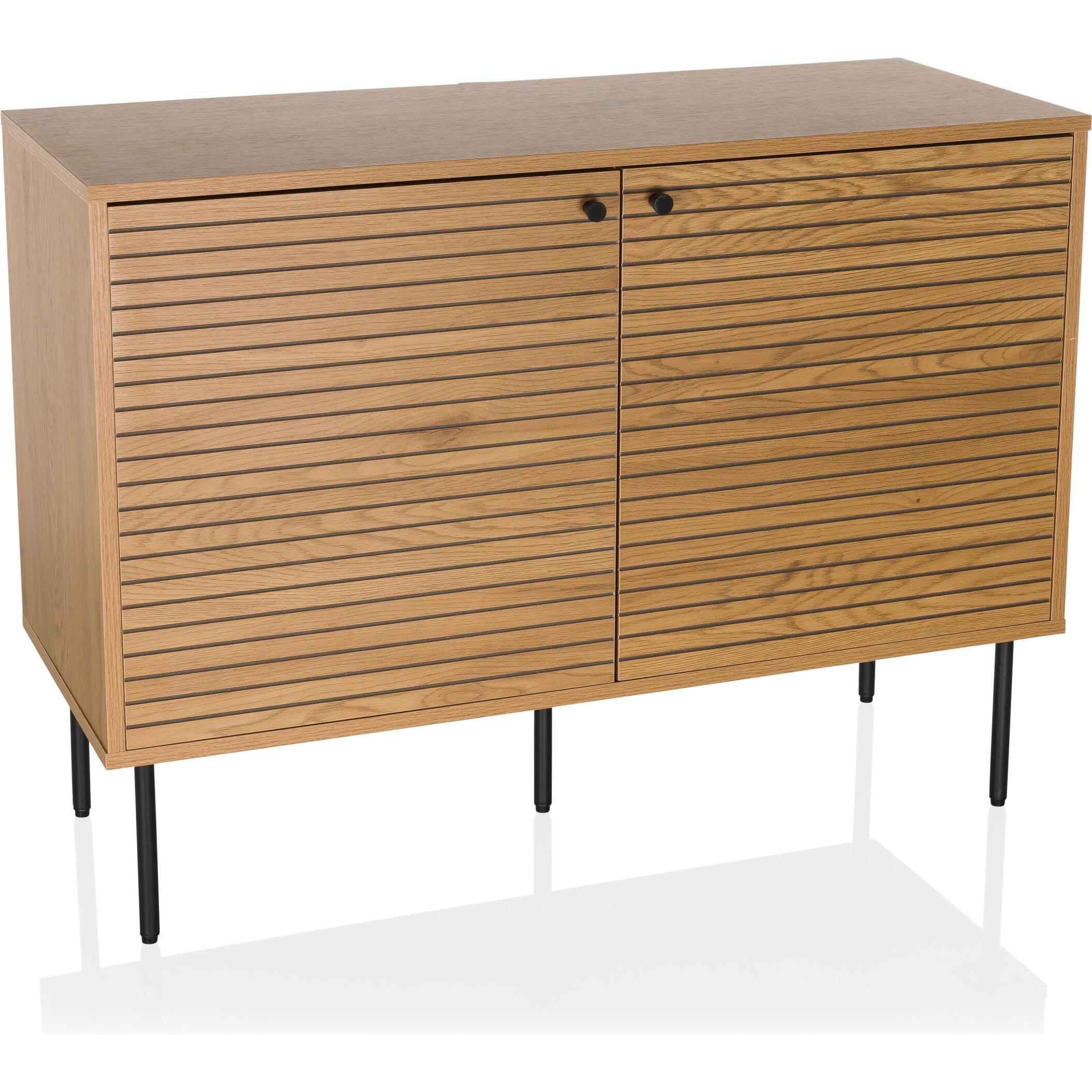 hjh LIVING, Kommode + Sideboard, Linno S (100 x 40 x 74 cm)