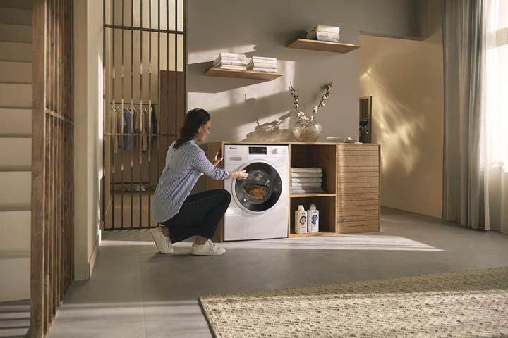 Produktbild Miele WWA120 WCS Lotosweiss 8kg Active Waschmaschine, 8kg (8 kg, Rechts)