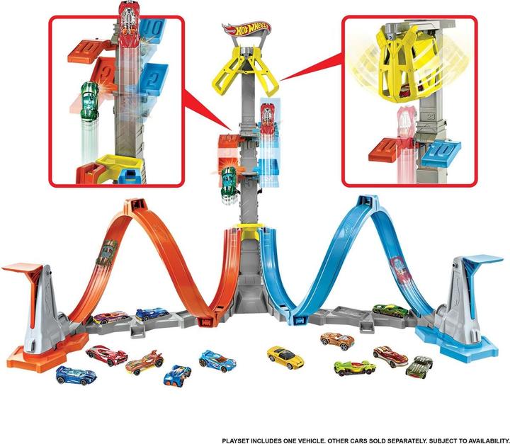Actual product image Hot Wheels Loop & Launch Track set