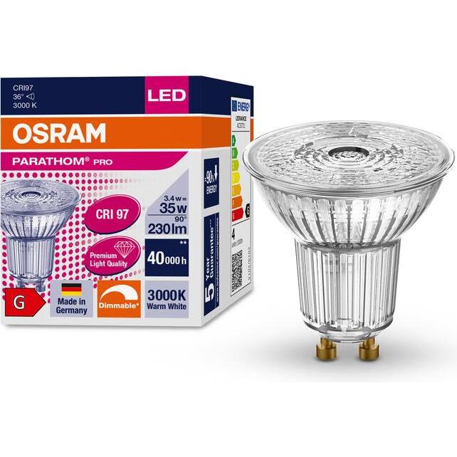 Thumbnail - Osram, Leuchtmittel, LED-Reflektorlampe (PAR16, 3.40 W, 230 lm, 1 x, G)