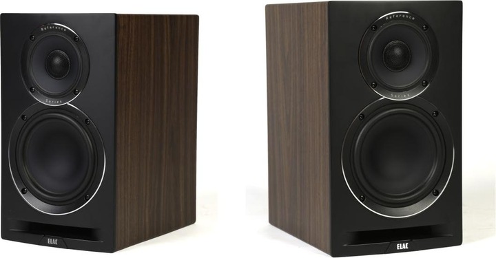 ELAC Uni-Fi Reference UBR6 bookshelf loudspeaker, black/wood pair (1 pair)