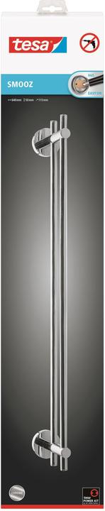 Actual product image tesa SMOOZ Towel rail two-arm incl. adhesive solution without drilling