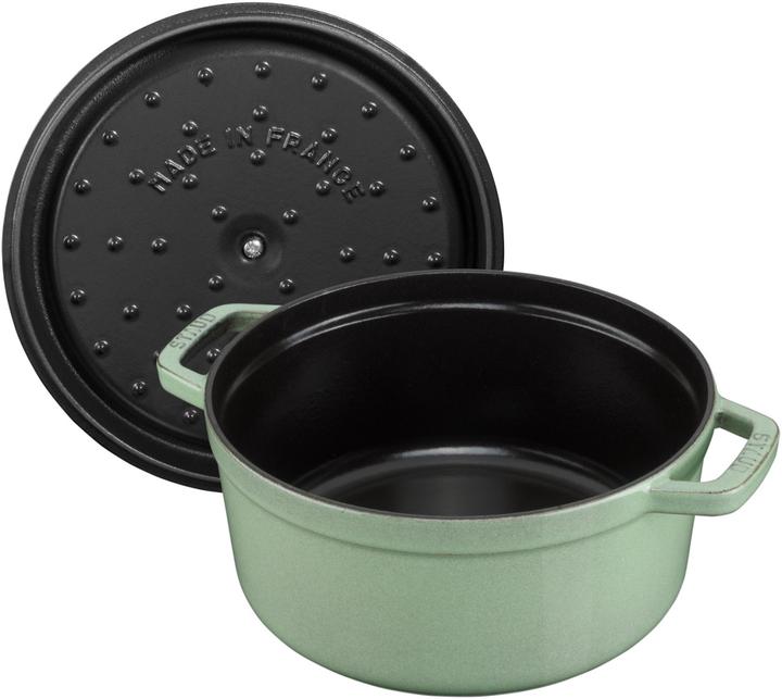 Produktbild Zwilling La Cocotte Cocotte, 18 cm | Salbeigrün | rund | Gu (Bräter + Schmortopf, Gusseisen)