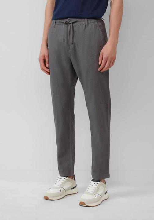Actual product image S.Oliver Hose Detroit: Relaxed-Fit-Chino aus Leinenmix mit Elastikbund (W30/L34)