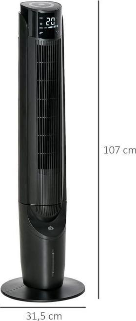 Produktbild Swisshandel24 Luftkühler Turmventilator mit Wasserkühlung Fernbedienung, 12h Timer, 4 Modi (58.20 dB)