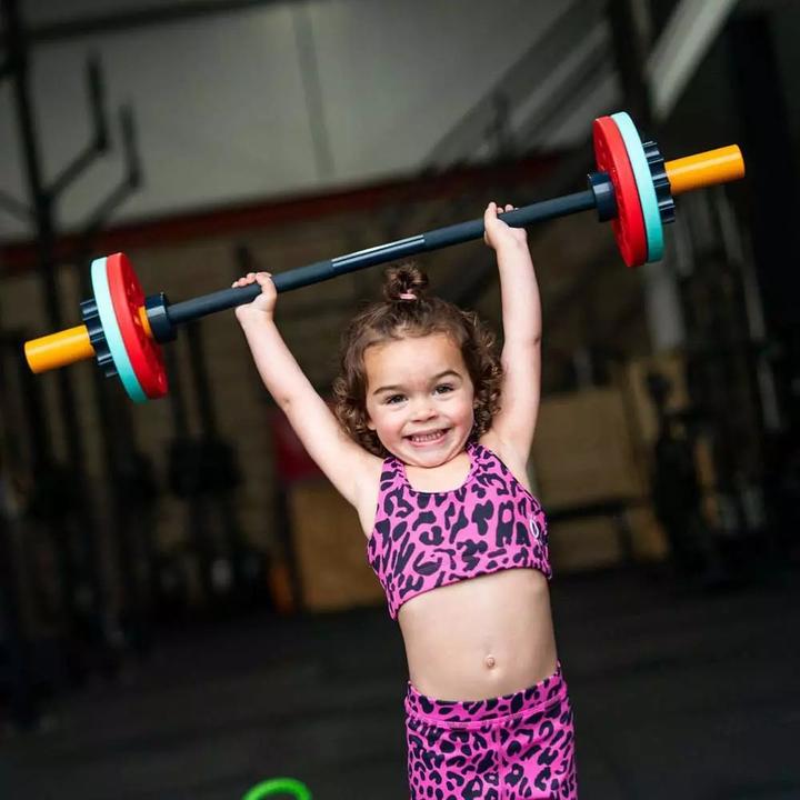 Produktbild Fitkidz Barbell & Bumper Plate Set (4 x 2.5 kg)