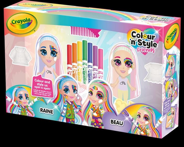 Produktbild Crayola Color n Style Rainbow Twins Färbung