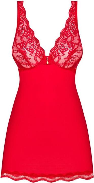 Produktbild Obsessive Luvae Babydoll & Thong Rot S/M (S, M)