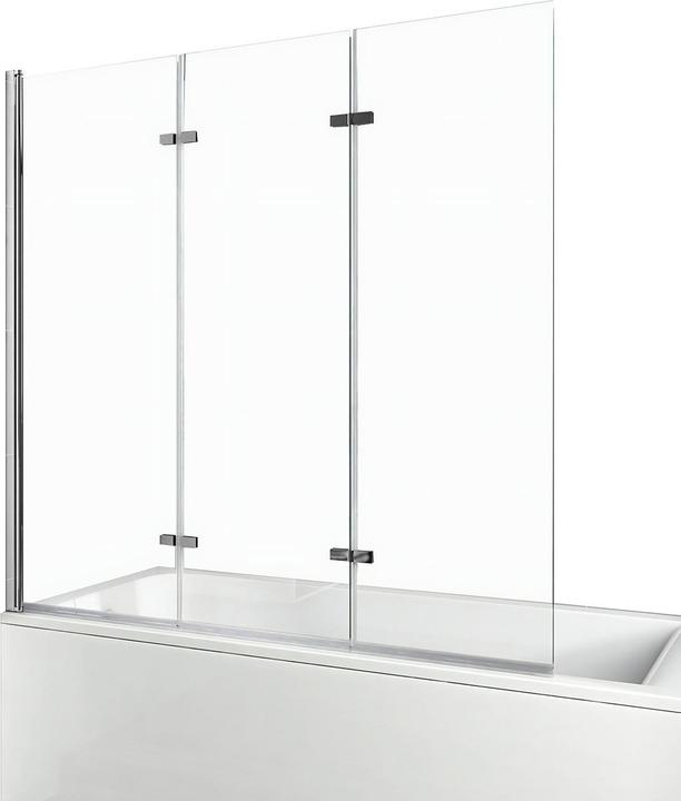 Produktbild Emke Duschwand für Badewanne (120 cm, 120 cm, 140 cm)
