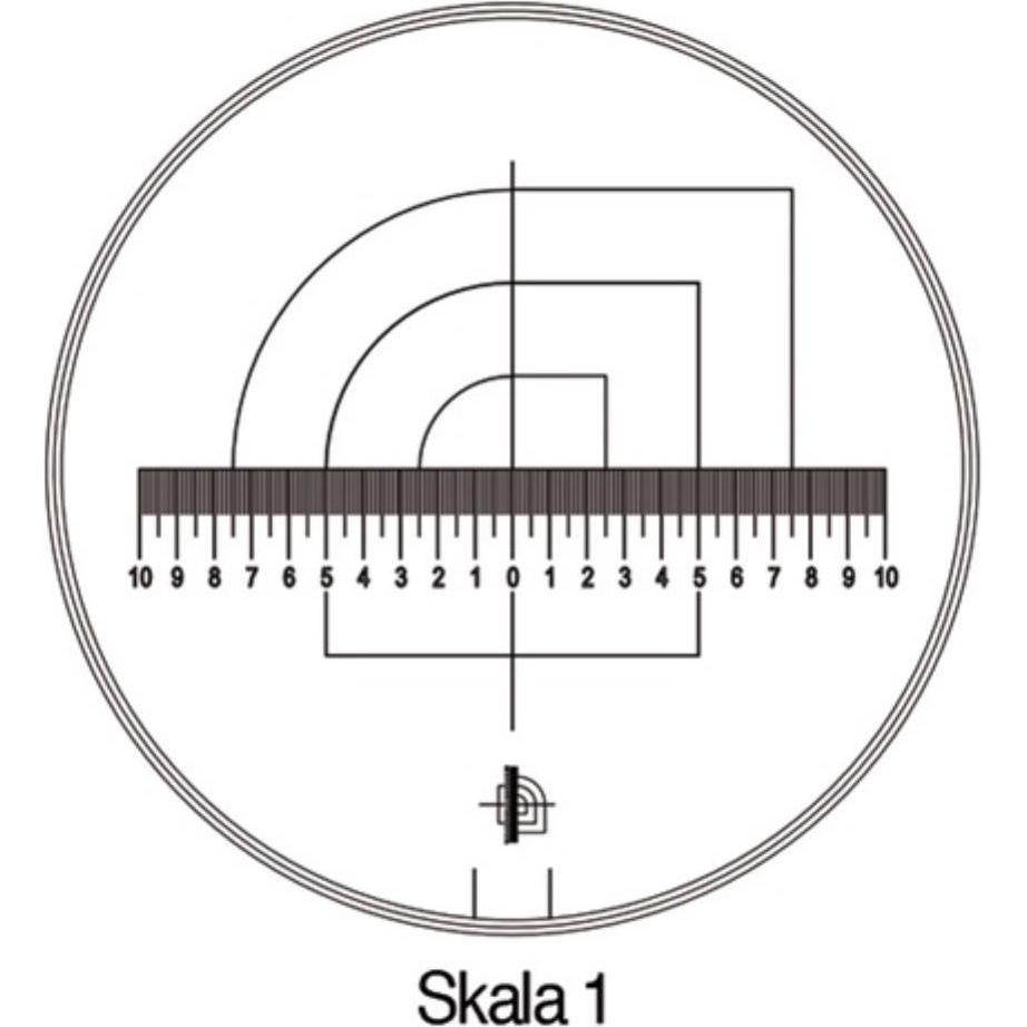 Schweizer Messskala Tech-Line Skala-Ø 25/2,5 mm Duo-Skala 1 - Standard (09450)